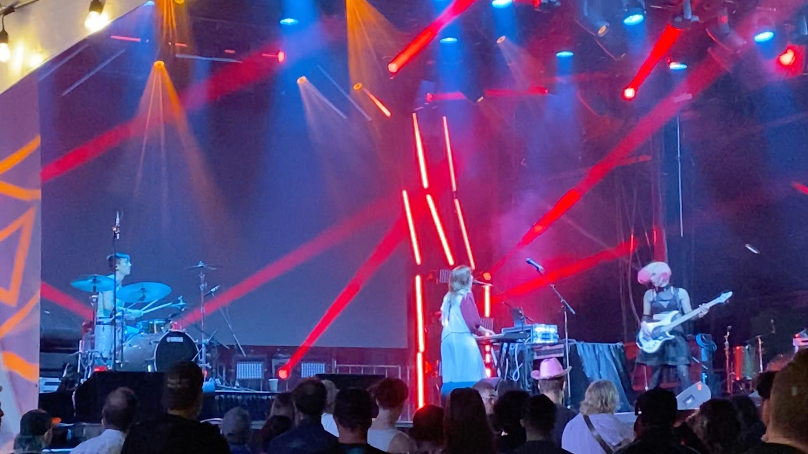 Austra performing "Home" at Captial Pride, August 2022